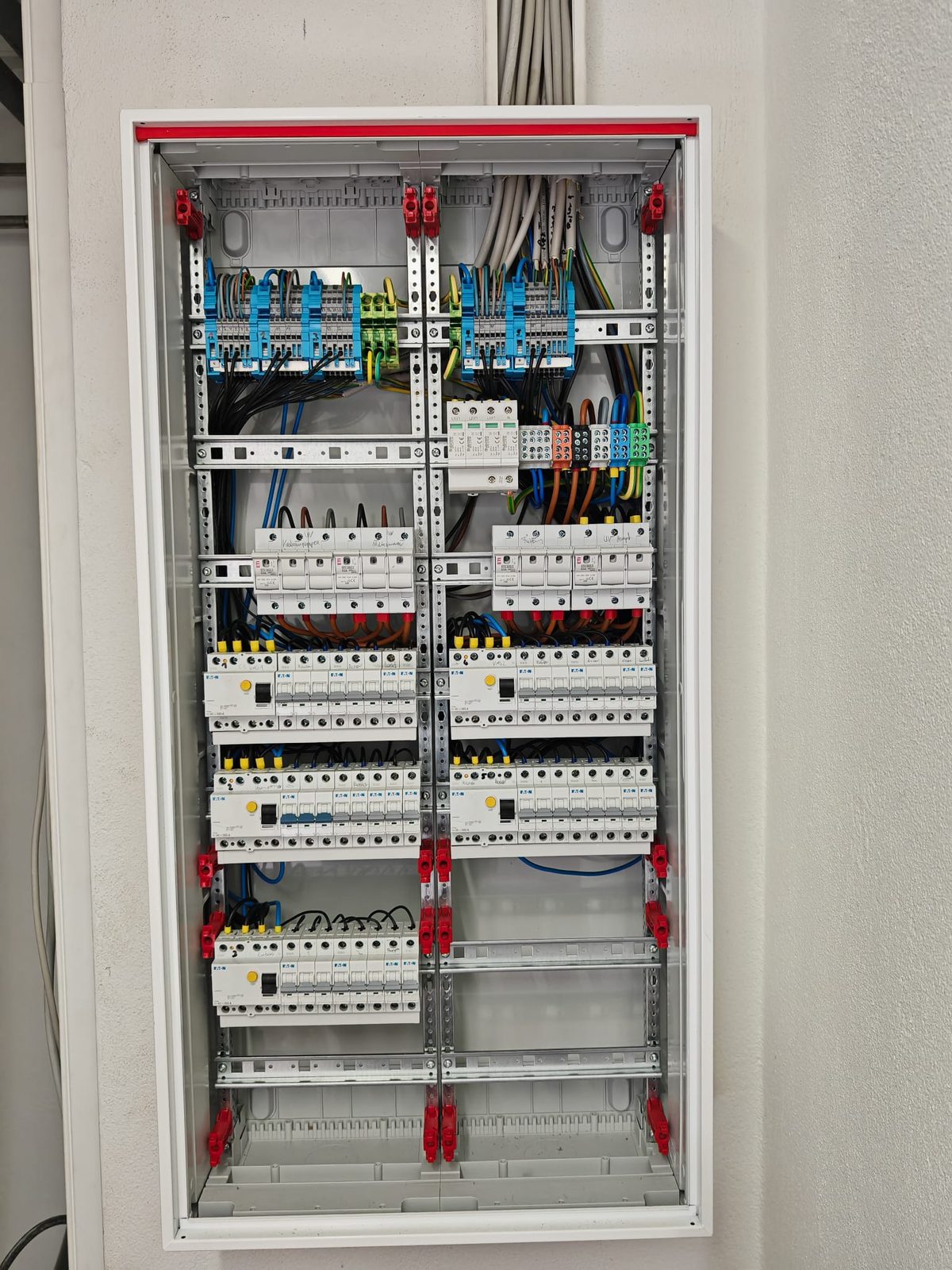 Verteilerschrank Detailansicht